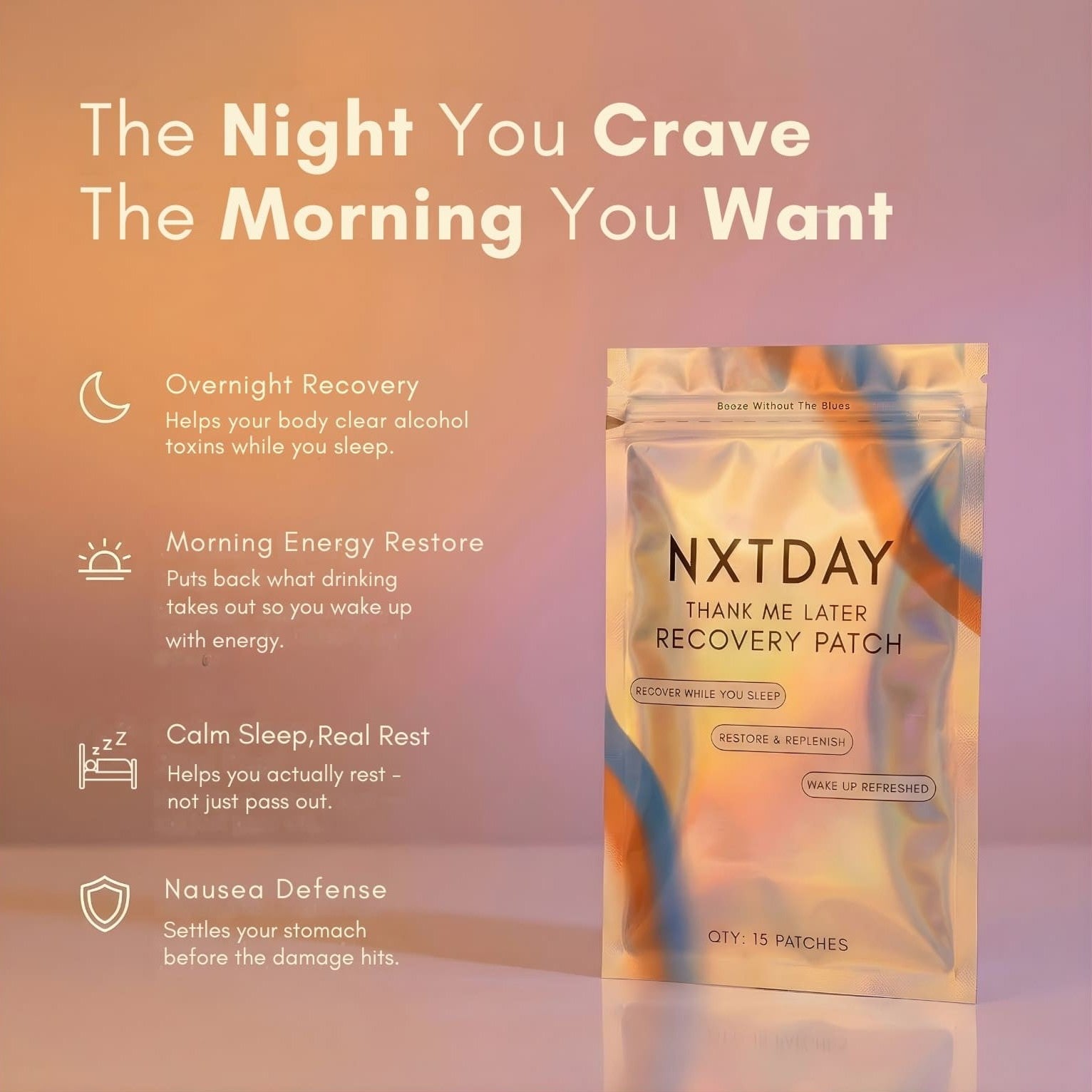 Thank Me Later Overnight Recovery Patches