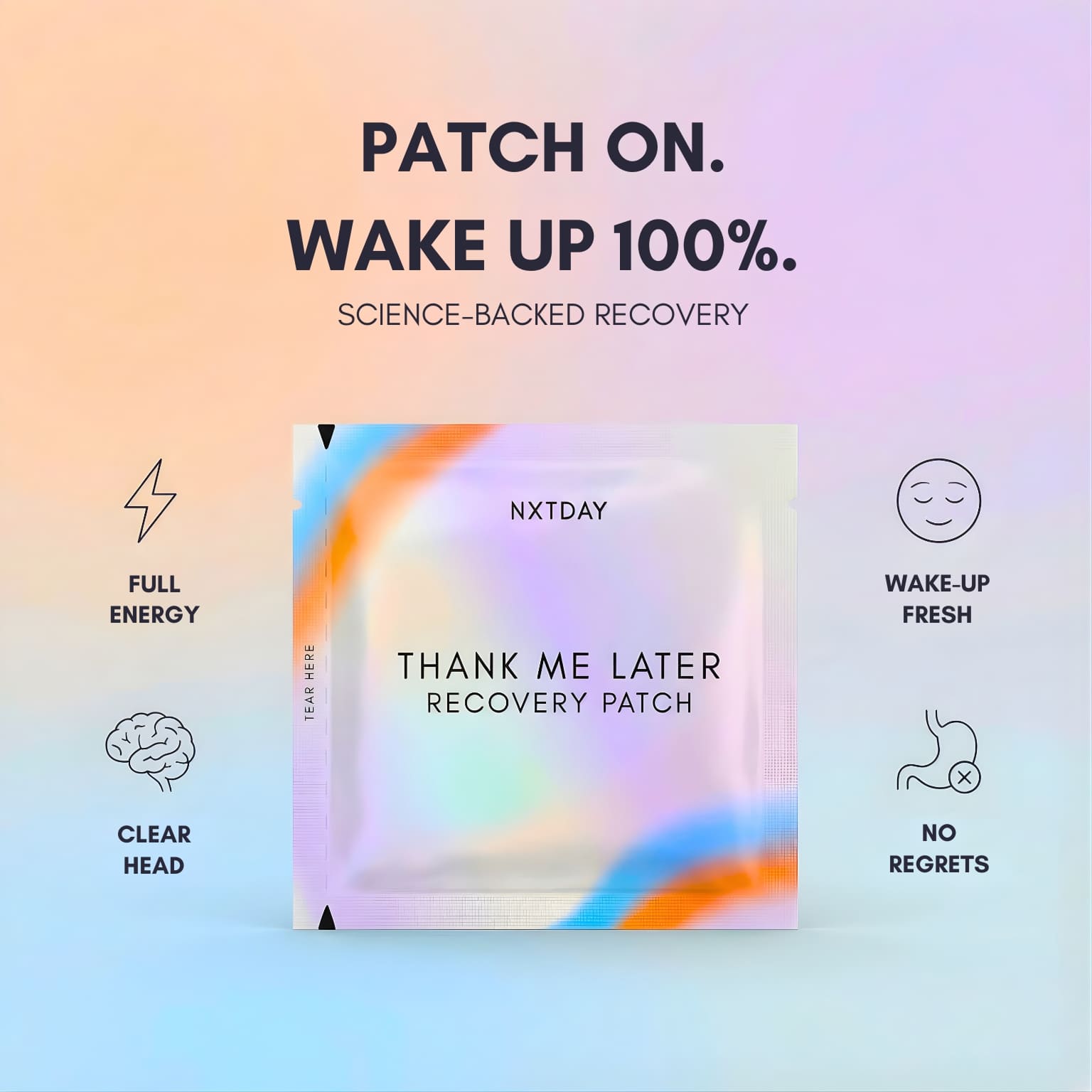 Thank Me Later Overnight Recovery Patches